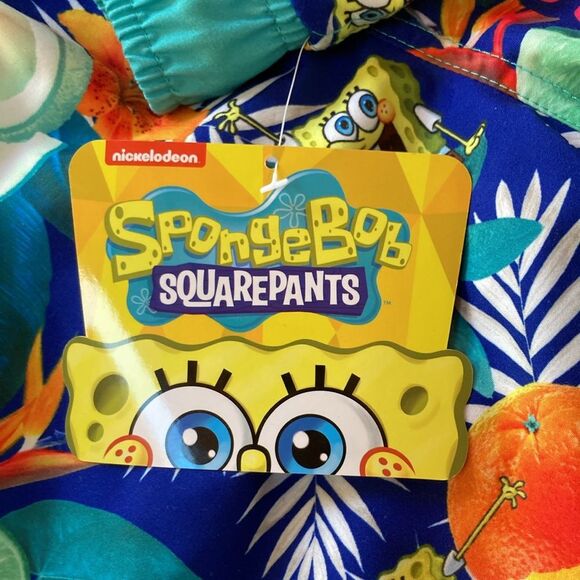 SPONGE BOB Nickelodeon SquarePants Swim Trunks Mens NEW Various Sizes - Picture 11 of 14